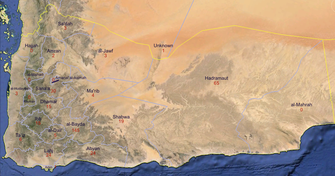 AQAP attack map